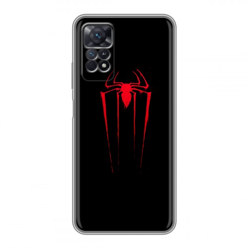 Дизайнерский силиконовый чехол для Xiaomi Redmi Note 11 Pro Человек-паук