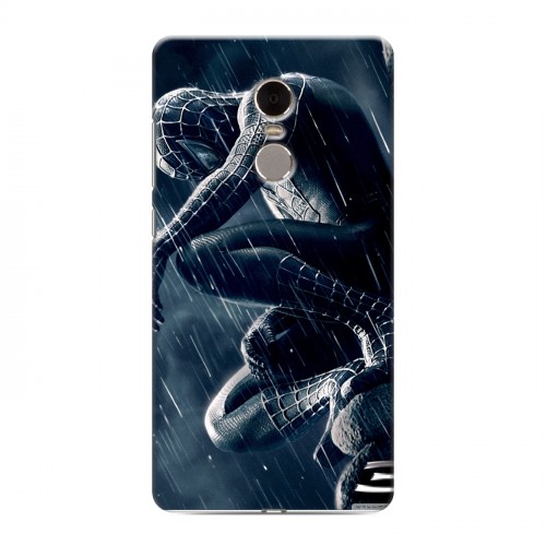 Дизайнерский силиконовый чехол для Xiaomi RedMi Note 4 Человек-паук