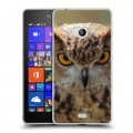 Дизайнерский пластиковый чехол для Microsoft Lumia 540 Совы