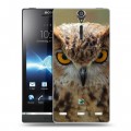 Дизайнерский пластиковый чехол для Sony Xperia S Совы