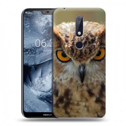 Дизайнерский пластиковый чехол для Nokia 6.1 Plus Совы