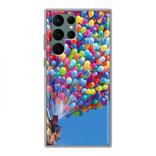 Дизайнерский пластиковый чехол для Samsung Galaxy S22 Ultra Вверх