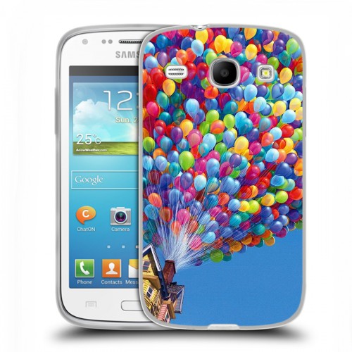 Дизайнерский пластиковый чехол для Samsung Galaxy Core Вверх