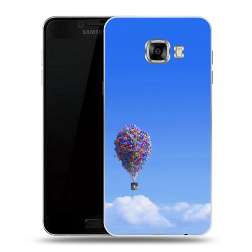 Дизайнерский пластиковый чехол для Samsung Galaxy C5 Вверх