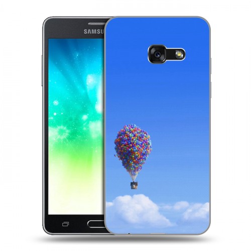 Дизайнерский силиконовый с усиленными углами чехол для Samsung Galaxy A3 (2017) Вверх