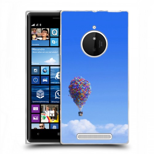Дизайнерский пластиковый чехол для Nokia Lumia 830 Вверх