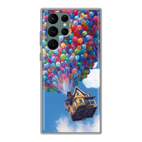 Дизайнерский пластиковый чехол для Samsung Galaxy S22 Ultra Вверх