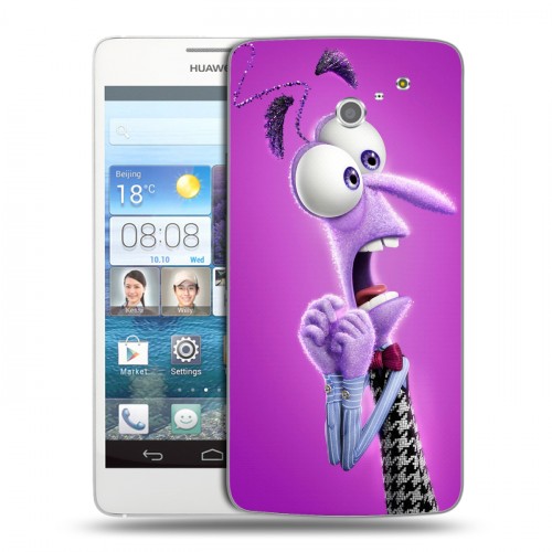 Дизайнерский пластиковый чехол для Huawei Ascend D2 Головоломка