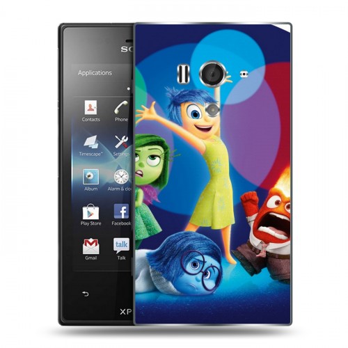 Дизайнерский пластиковый чехол для Sony Xperia acro S Головоломка