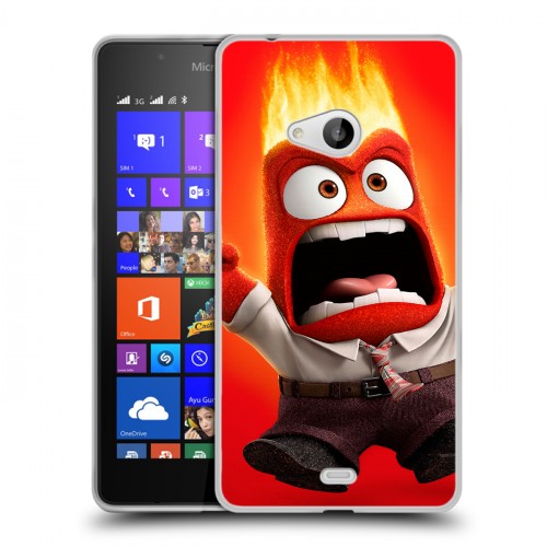 Дизайнерский пластиковый чехол для Microsoft Lumia 540 Головоломка