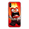 Дизайнерский силиконовый чехол для Iphone x10 Головоломка