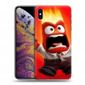 Дизайнерский силиконовый чехол для Iphone Xs Max Головоломка