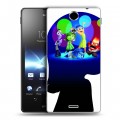 Дизайнерский пластиковый чехол для Sony Xperia TX Головоломка