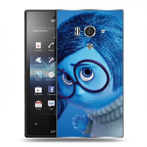 Дизайнерский пластиковый чехол для Sony Xperia acro S Головоломка