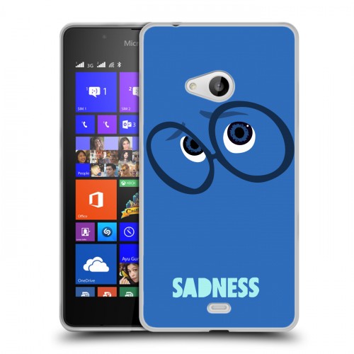 Дизайнерский пластиковый чехол для Microsoft Lumia 540 Головоломка