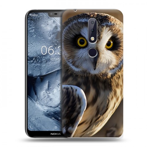 Дизайнерский пластиковый чехол для Nokia 6.1 Plus Совы