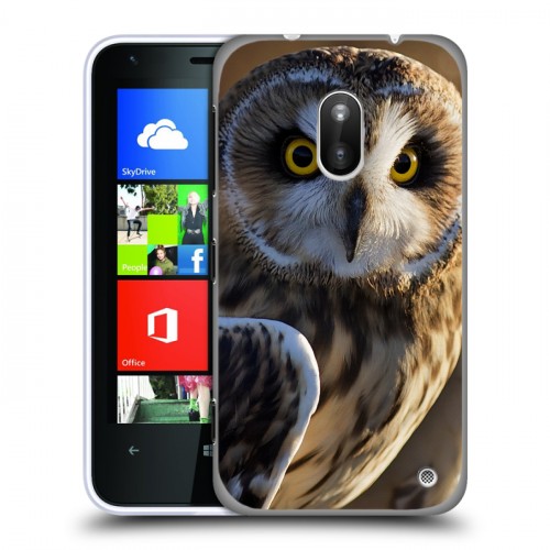 Дизайнерский пластиковый чехол для Nokia Lumia 620 Совы