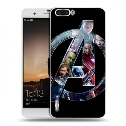 Дизайнерский силиконовый чехол для Huawei Honor 6 Plus Мстители