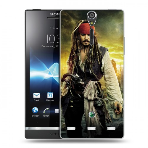 Дизайнерский пластиковый чехол для Sony Xperia S Пираты