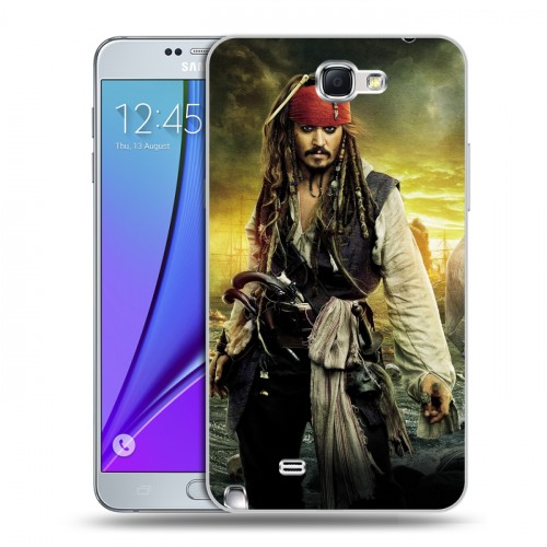 Дизайнерский пластиковый чехол для Samsung Galaxy Note 2 Пираты