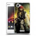 Дизайнерский пластиковый чехол для Sony Xperia L Пираты