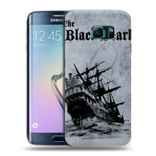 Дизайнерский пластиковый чехол для Samsung Galaxy S6 Edge Пираты