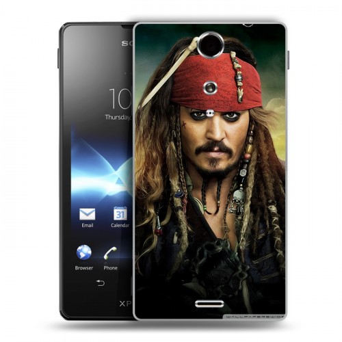 Дизайнерский пластиковый чехол для Sony Xperia TX Пираты