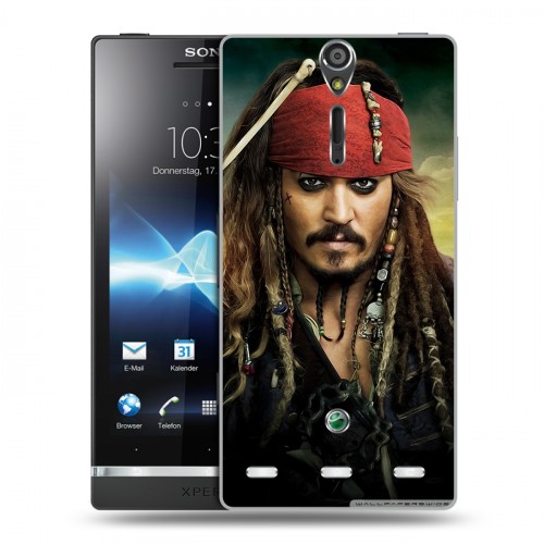 Дизайнерский пластиковый чехол для Sony Xperia S Пираты