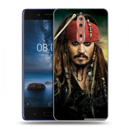 Дизайнерский пластиковый чехол для Nokia 8 Пираты