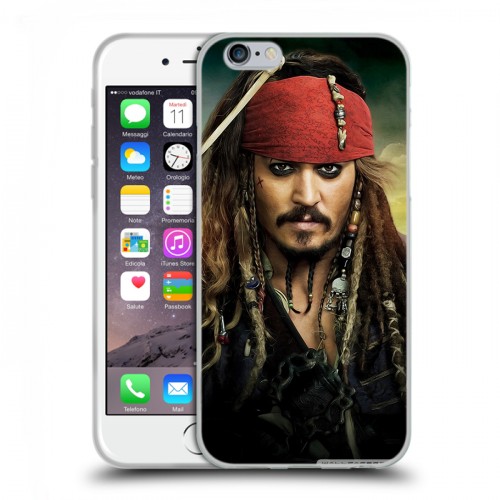 Дизайнерский пластиковый чехол для Iphone 6/6s Пираты