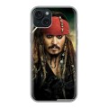 Дизайнерский силиконовый чехол для Iphone 15 Plus Пираты