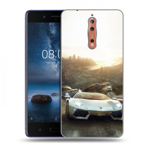 Дизайнерский пластиковый чехол для Nokia 8 Форсаж