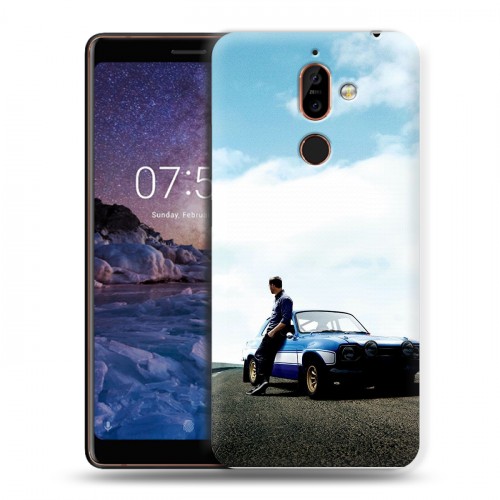 Дизайнерский пластиковый чехол для Nokia 7 Plus Форсаж