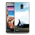 Дизайнерский пластиковый чехол для Huawei Ascend P1 Форсаж