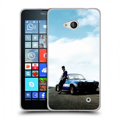 Дизайнерский пластиковый чехол для Microsoft Lumia 640 Форсаж