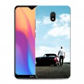 Дизайнерский силиконовый с усиленными углами чехол для Xiaomi RedMi 8A Форсаж