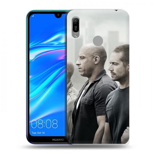 Дизайнерский пластиковый чехол для Huawei Y6 (2019) Форсаж