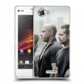 Дизайнерский пластиковый чехол для Sony Xperia L Форсаж