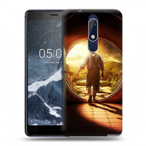 Дизайнерский пластиковый чехол для Nokia 5.1 Хоббит