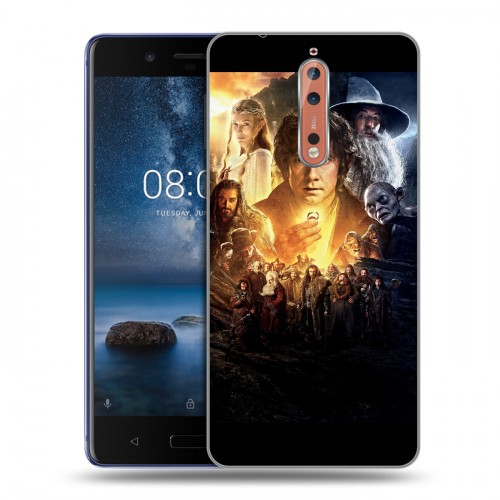 Дизайнерский пластиковый чехол для Nokia 8 Хоббит