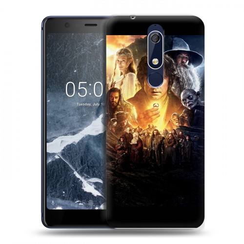 Дизайнерский пластиковый чехол для Nokia 5.1 Хоббит