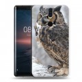 Дизайнерский пластиковый чехол для Nokia 8 Sirocco Совы