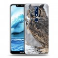 Дизайнерский силиконовый чехол для Nokia 5.1 Plus Совы