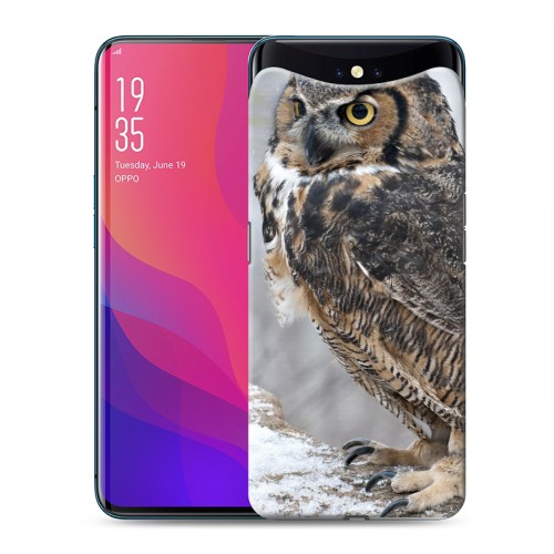 Дизайнерский силиконовый чехол для OPPO Find X Совы