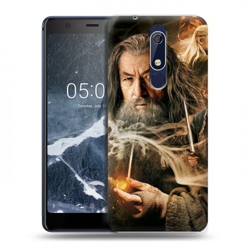 Дизайнерский пластиковый чехол для Nokia 5.1 Хоббит