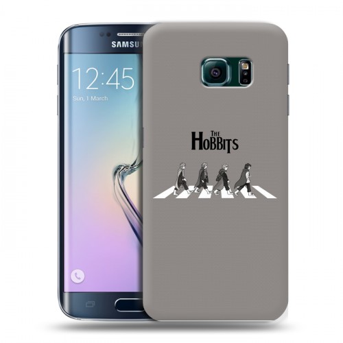 Дизайнерский пластиковый чехол для Samsung Galaxy S6 Edge Хоббит