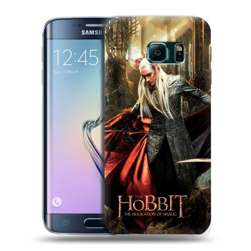 Дизайнерский пластиковый чехол для Samsung Galaxy S6 Edge Хоббит