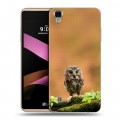 Дизайнерский пластиковый чехол для LG X Style Совы