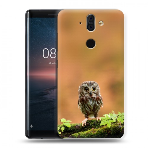 Дизайнерский пластиковый чехол для Nokia 8 Sirocco Совы