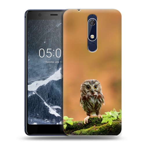 Дизайнерский пластиковый чехол для Nokia 5.1 Совы